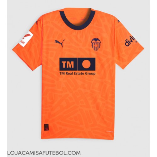 Camisa de Futebol Valencia Equipamento Alternativo 2023-24 Manga Curta